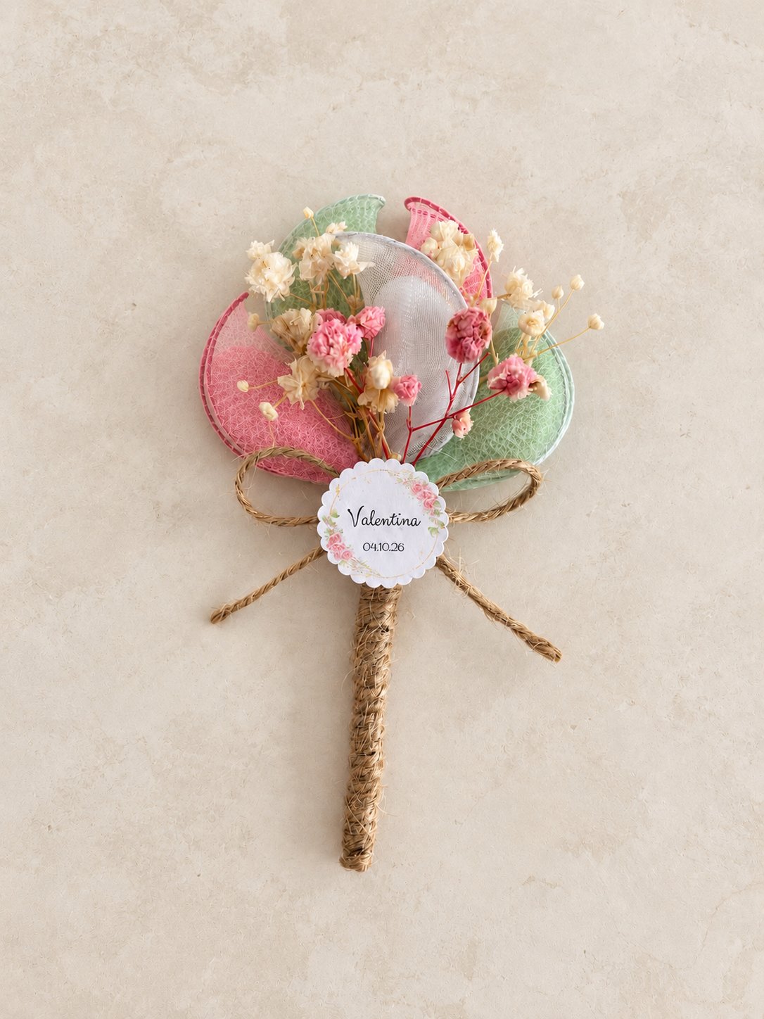 Pink and Almond Green Bouquet