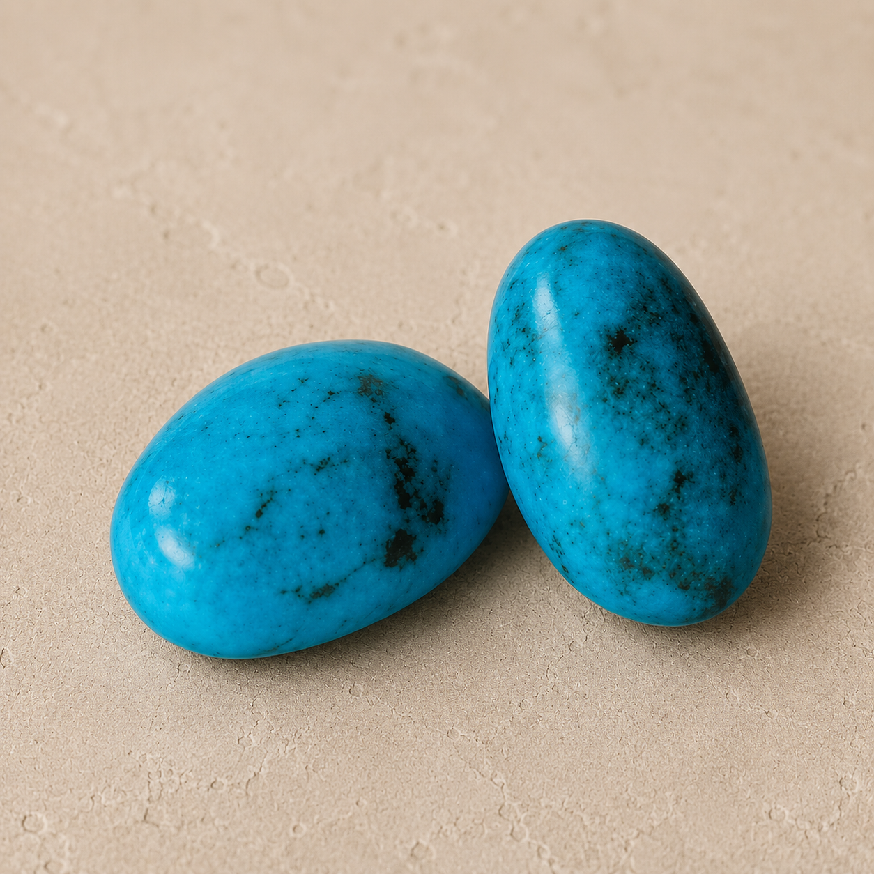 Prali Amande Chocolat Noir Turquoise Marbré