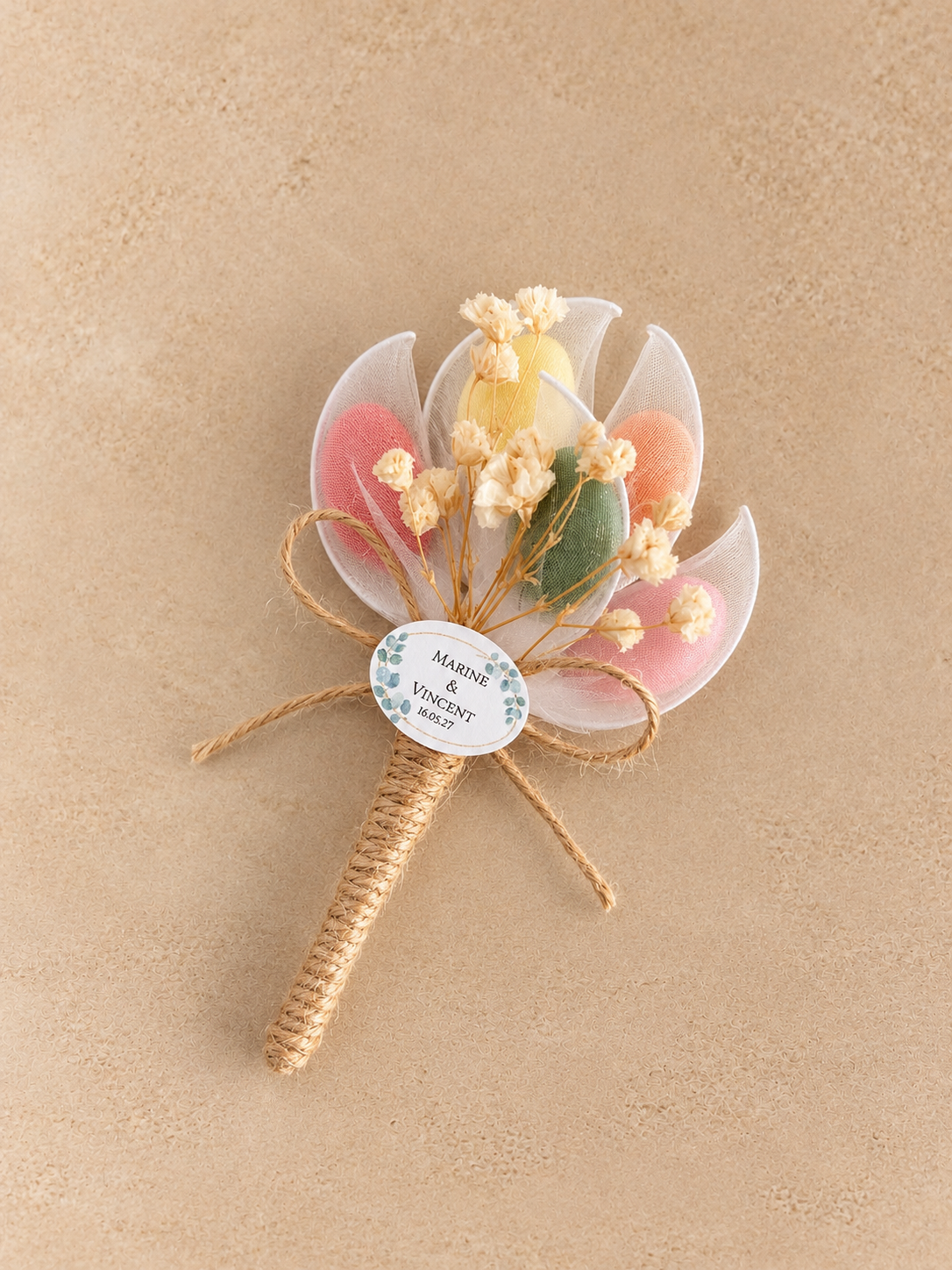 Spring Bouquet Wedding Dragées