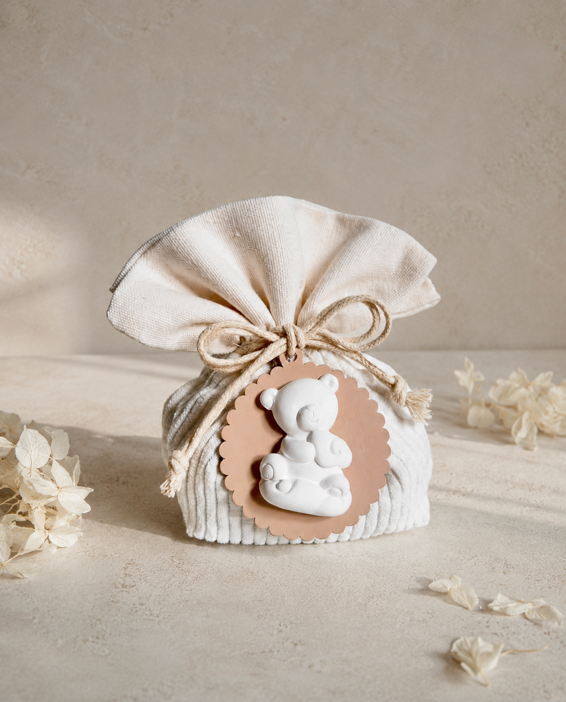 Dragées Baby Shower Ourson Blush